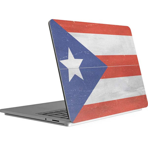 Puerto Rico Flag Distressed Surface Laptop Studio Skin